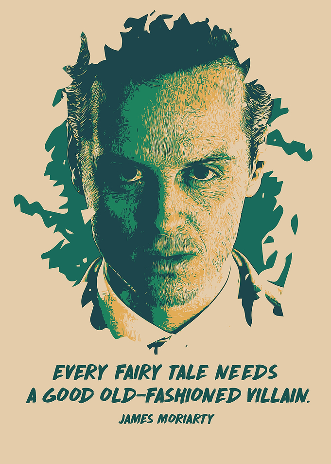 James Moriarty Quote Art