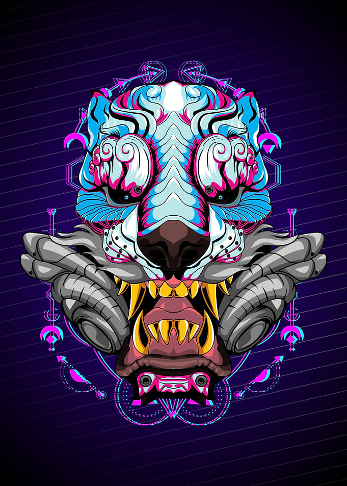 DOG HELL GEOMETRIC