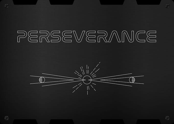 NASA plaque Perseverance