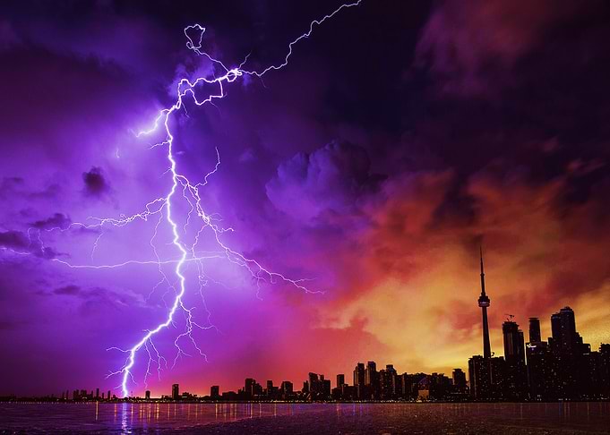 Storm over NY