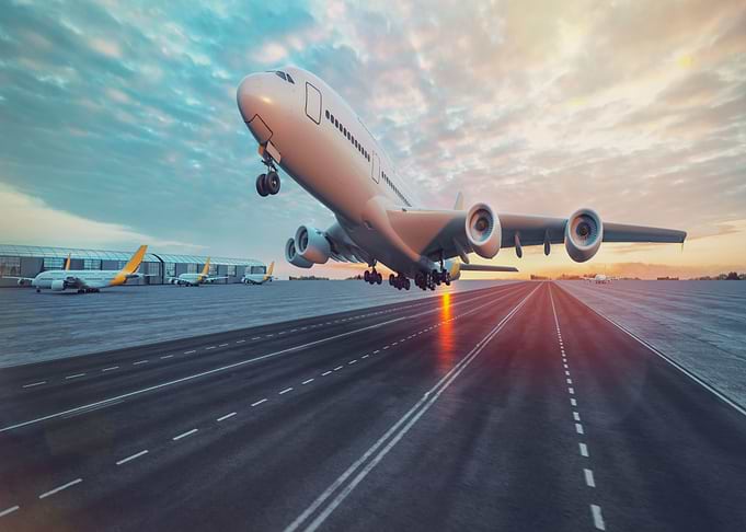 Airplane on Airport