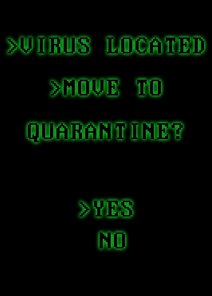 Retro Computer Virus