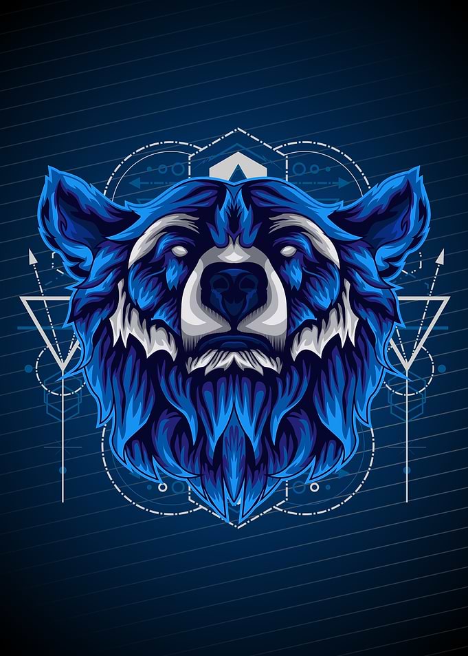 DARK BEAR GEOMETRIC