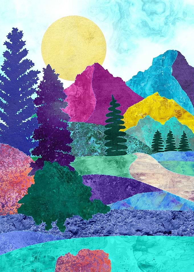 Abstract outdoor fullcolor