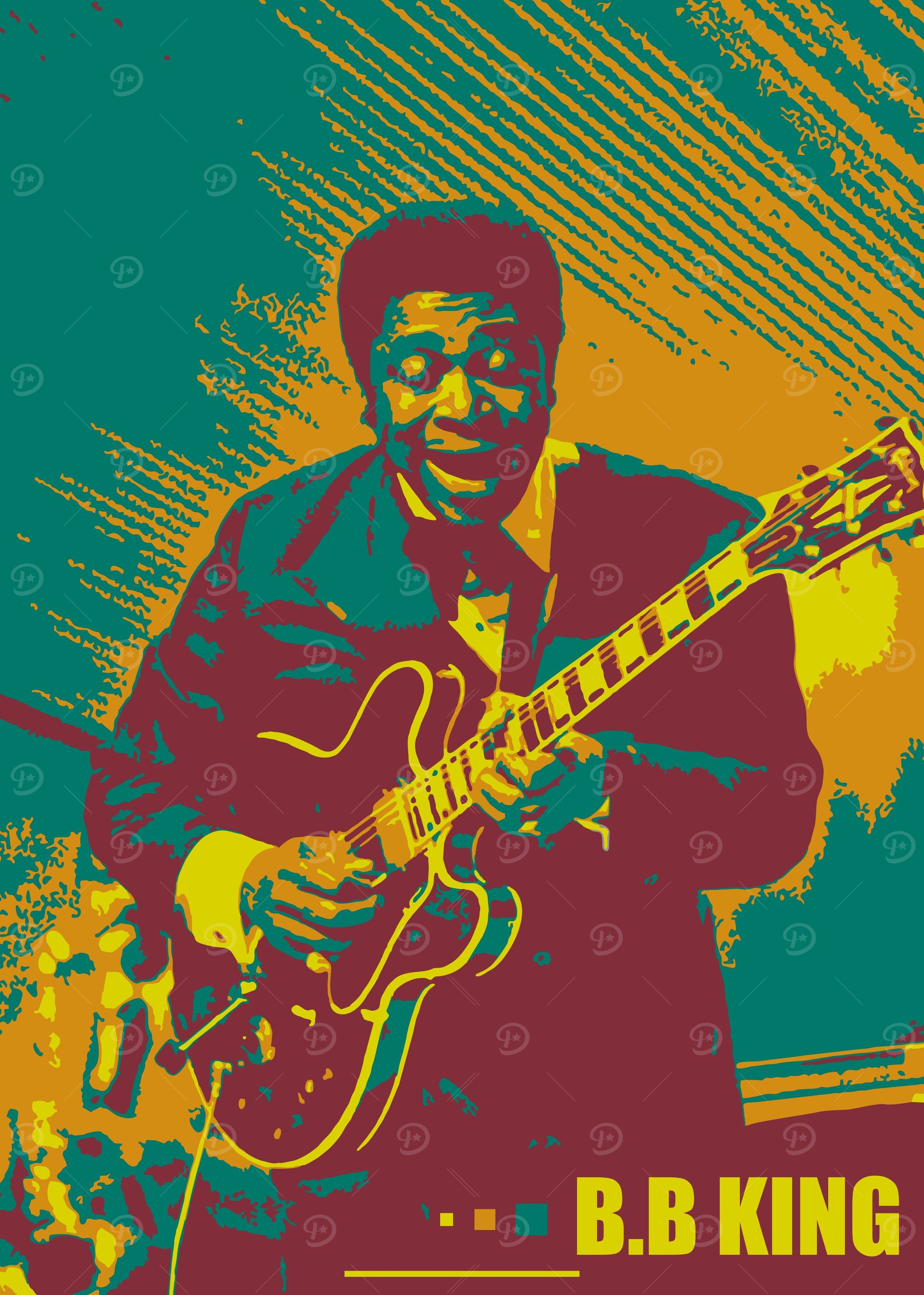 B B King Pop Art1