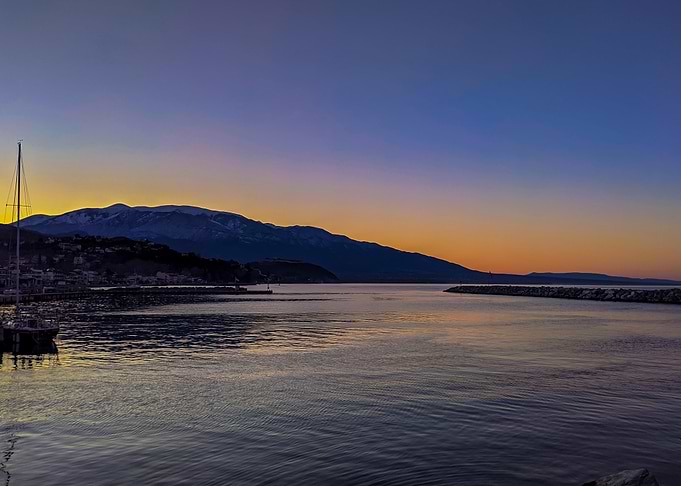Sunset on the beach
