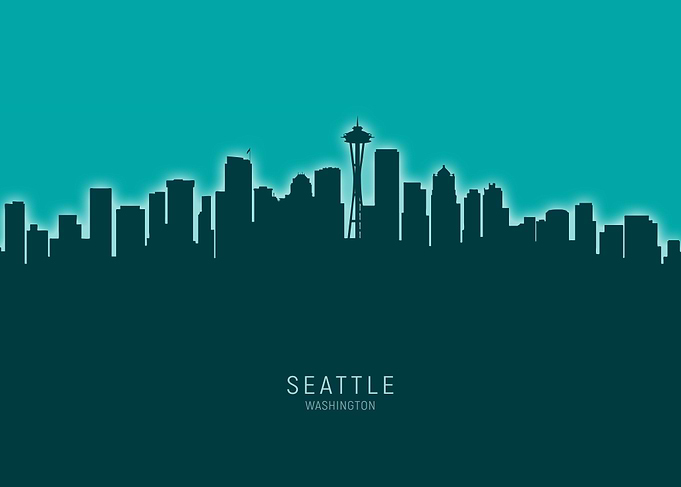 Seattle Skyline Washington