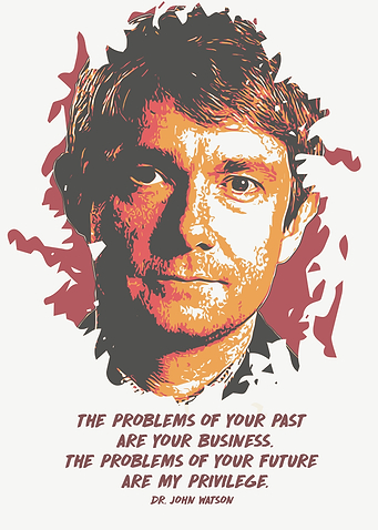 Dr John Watson Quote Art