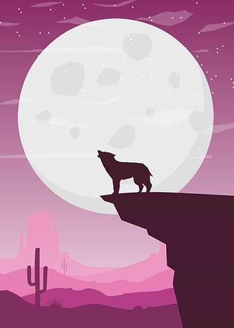 Wolf Landscape