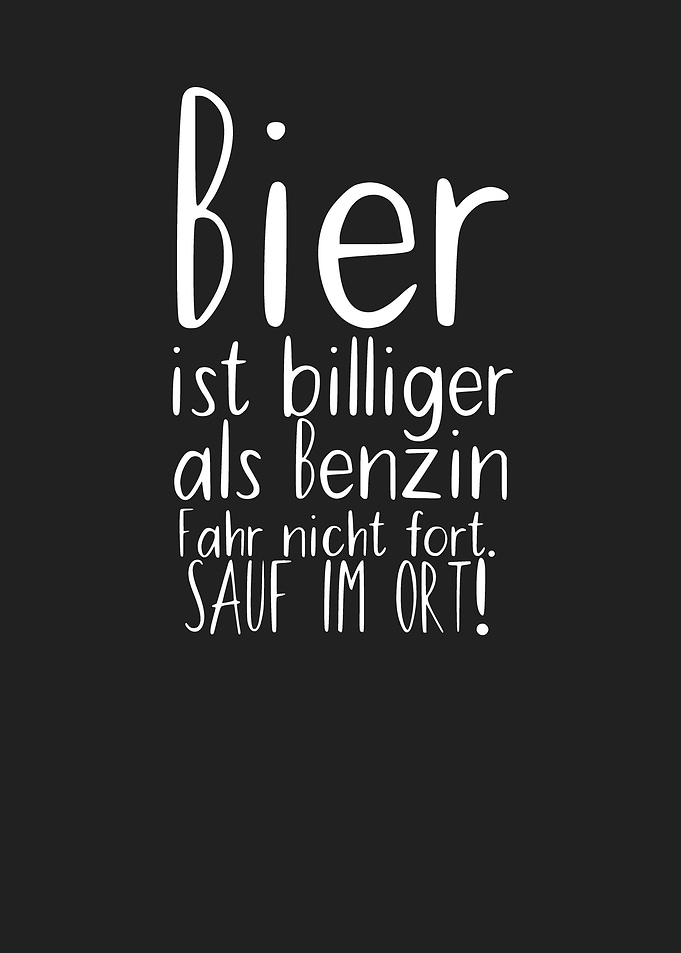 Bier Sauf im Ort