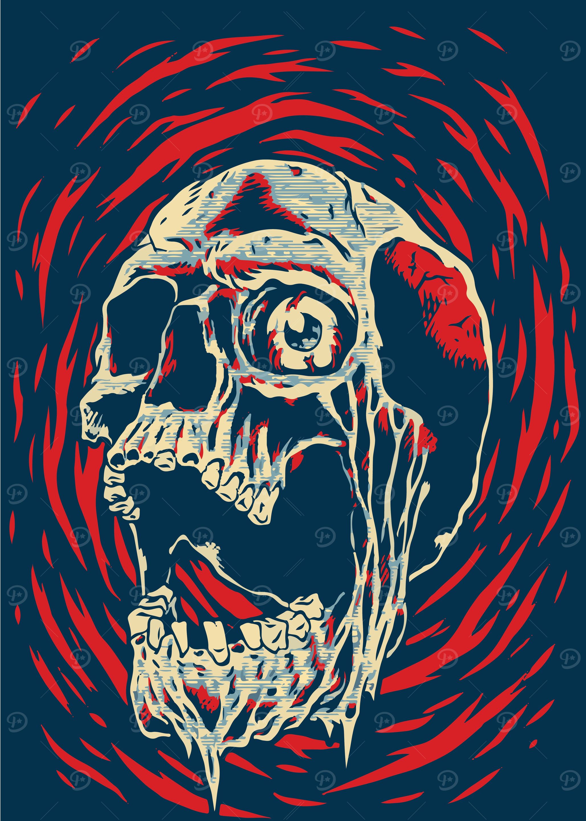 THE SKULL POPART