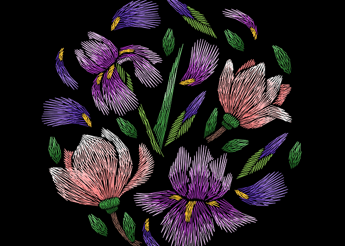 EmbroideredFlow onBlack 20