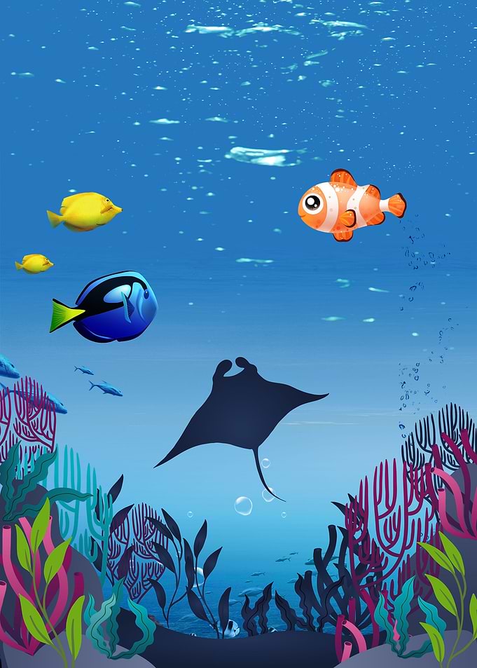 Fishes Underwater World