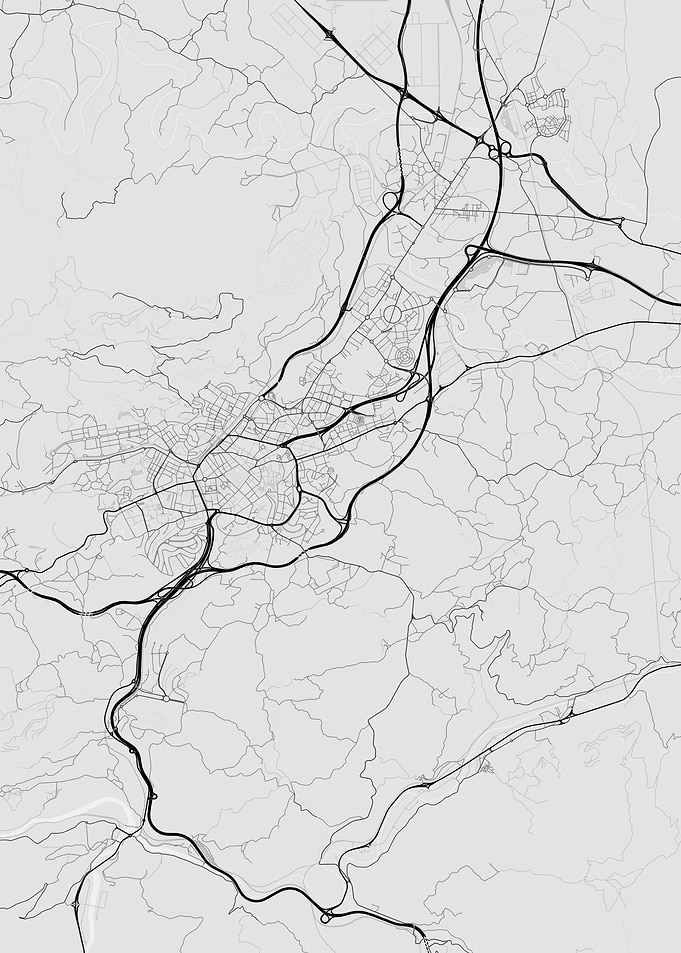 Oviedo Spain Map