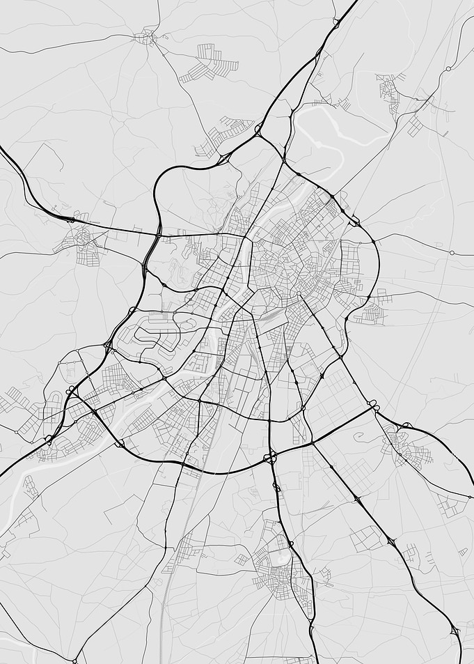 Valladoid Spain Map