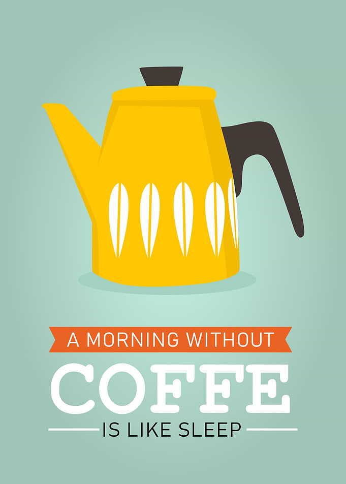 home decor coffee retro