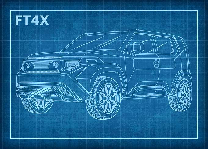 Toyota FT4X Blueprint