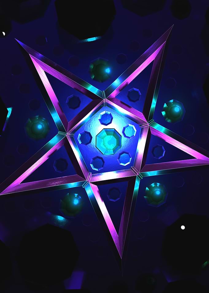 Purple Pentagram