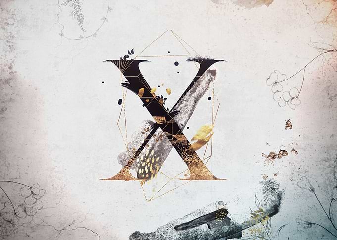 X Floral Love Letter