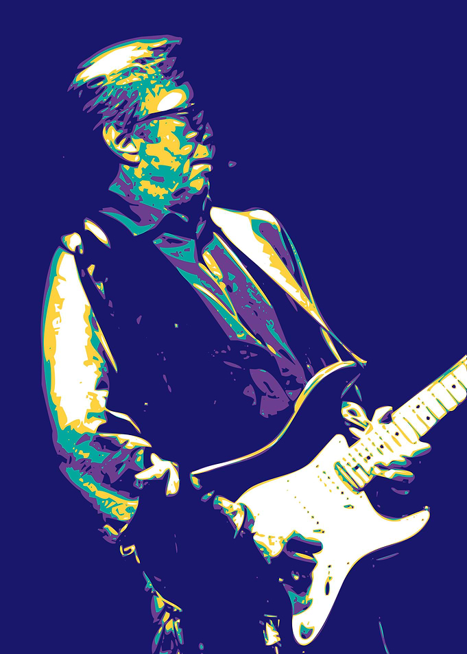 Eric Clapton Popart 4
