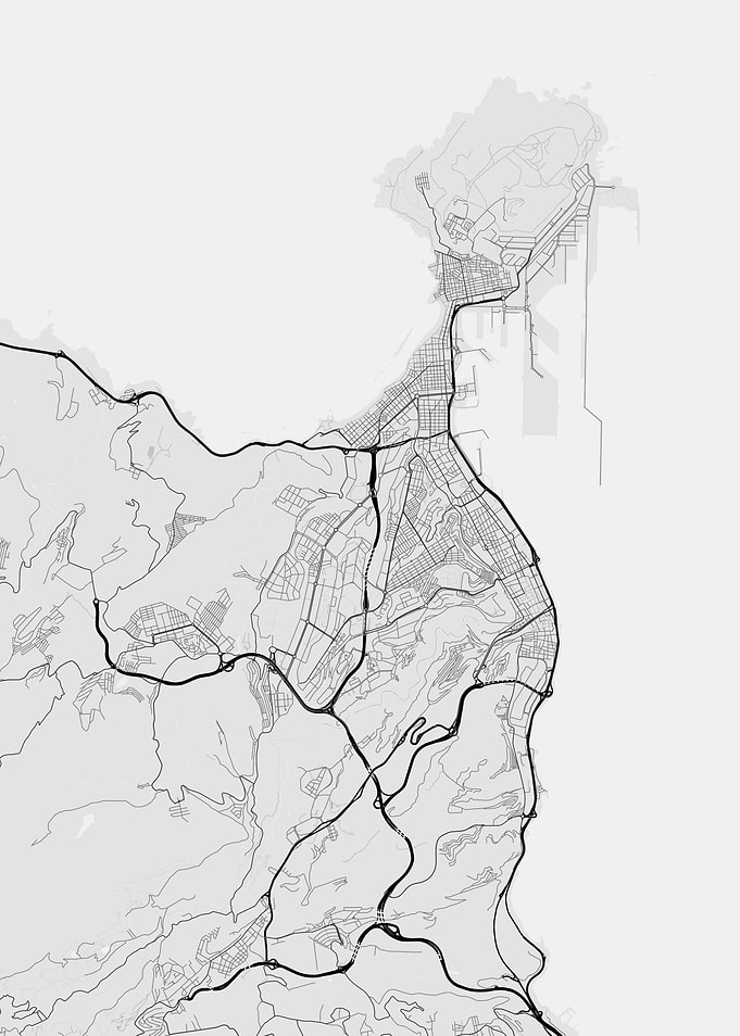 Las Palma Spain Map