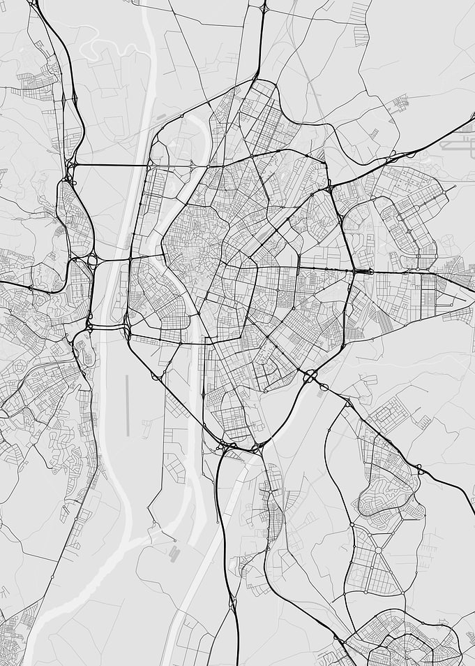 Seville Spain Map
