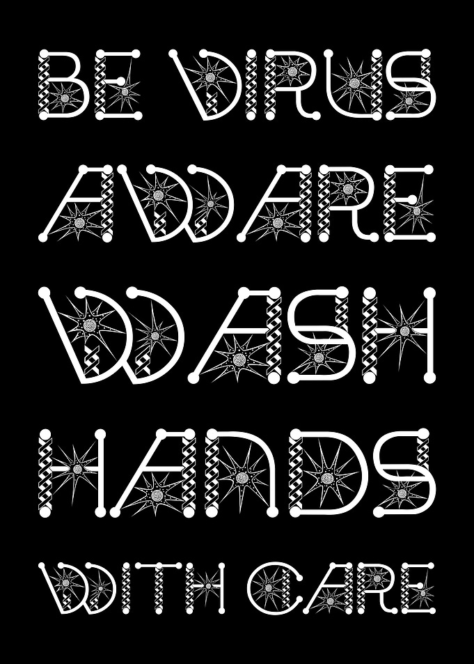 Be Virus Aware Wash Hands