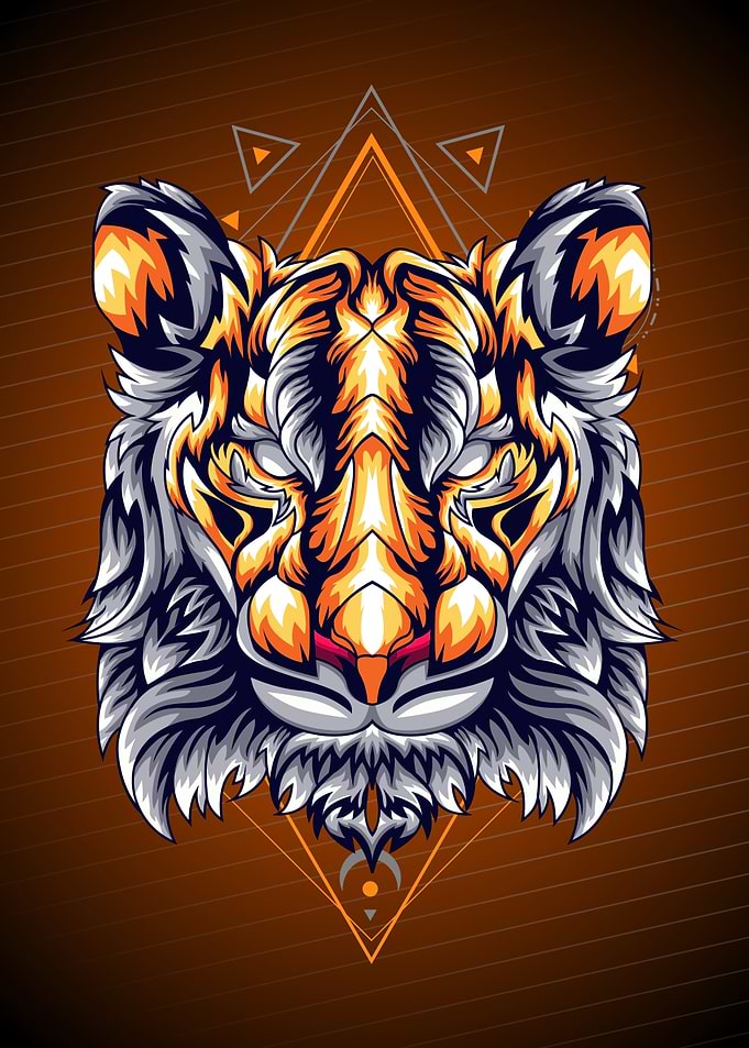 TIGER HEAD RETRO