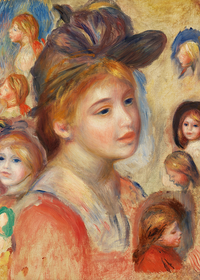 Study of Girls Heads