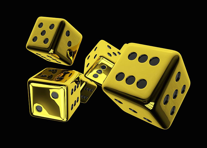 Shiny Golden Casino Dices