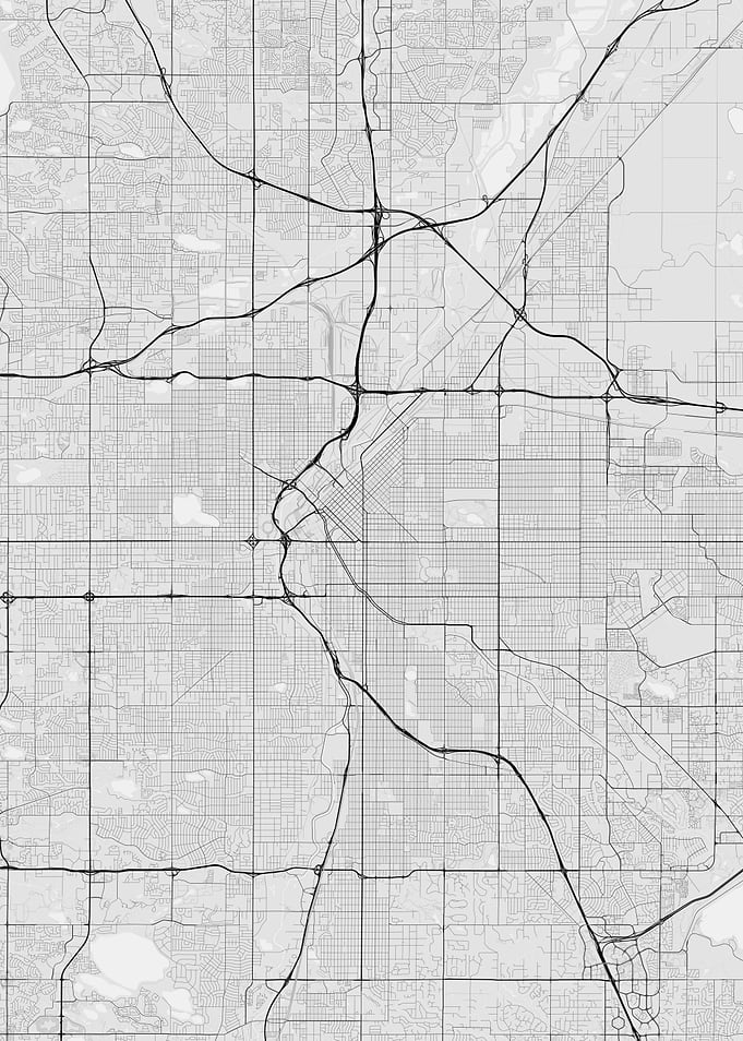 Denver USA Map