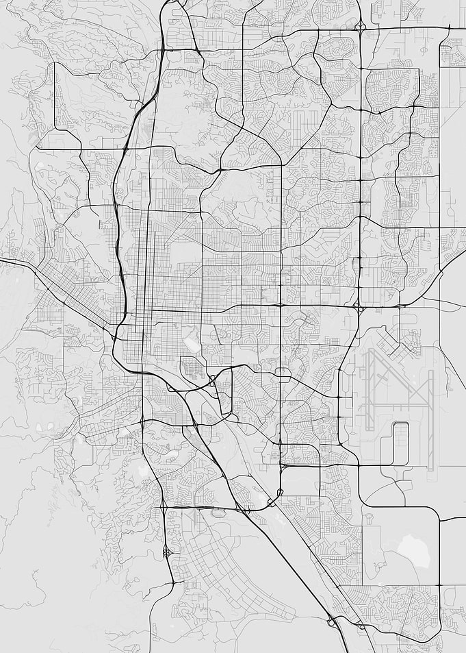 Colorado Springs USA Map