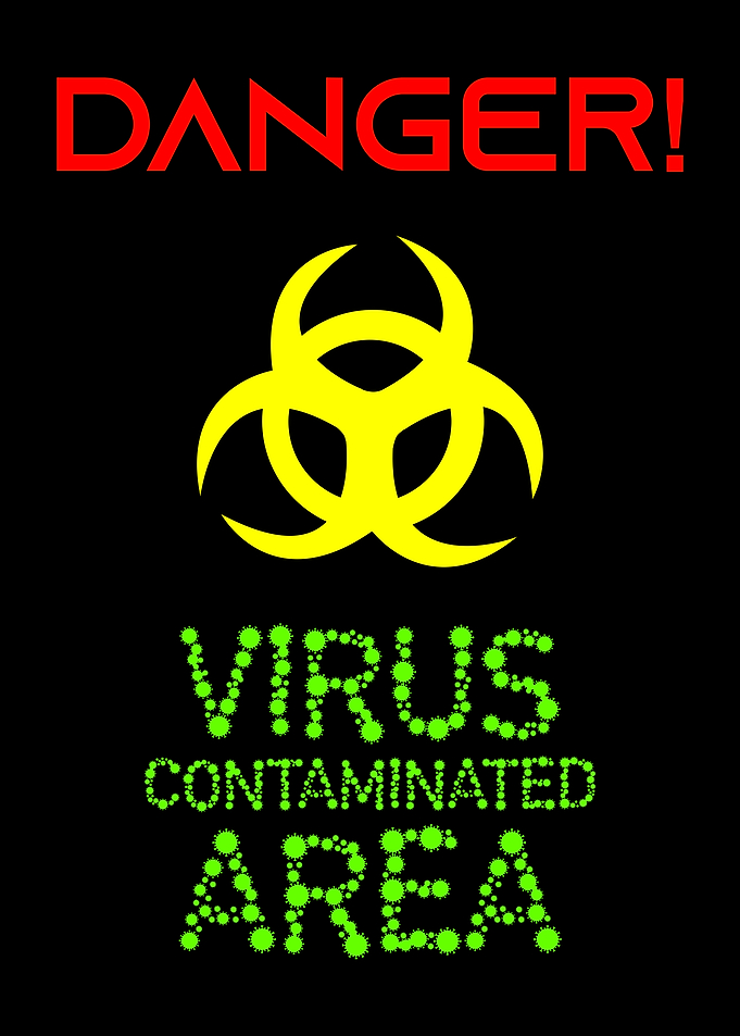 Virus Contaminated Area