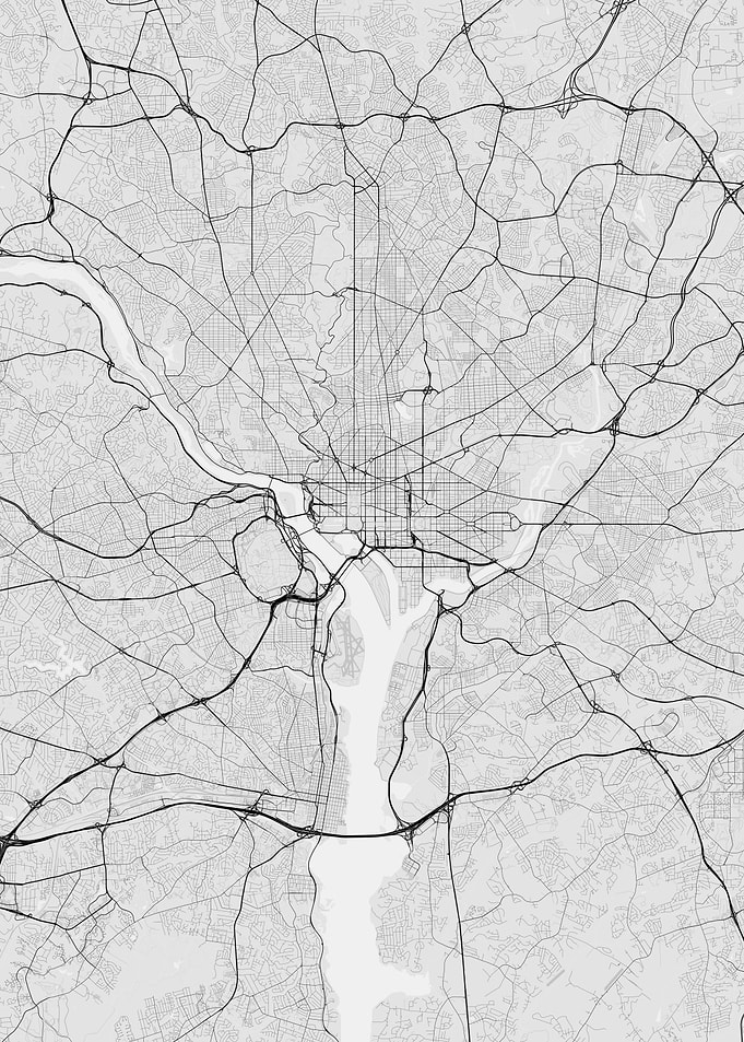 Washington USA Map