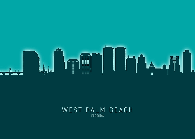 West Palm Beach Skyline
