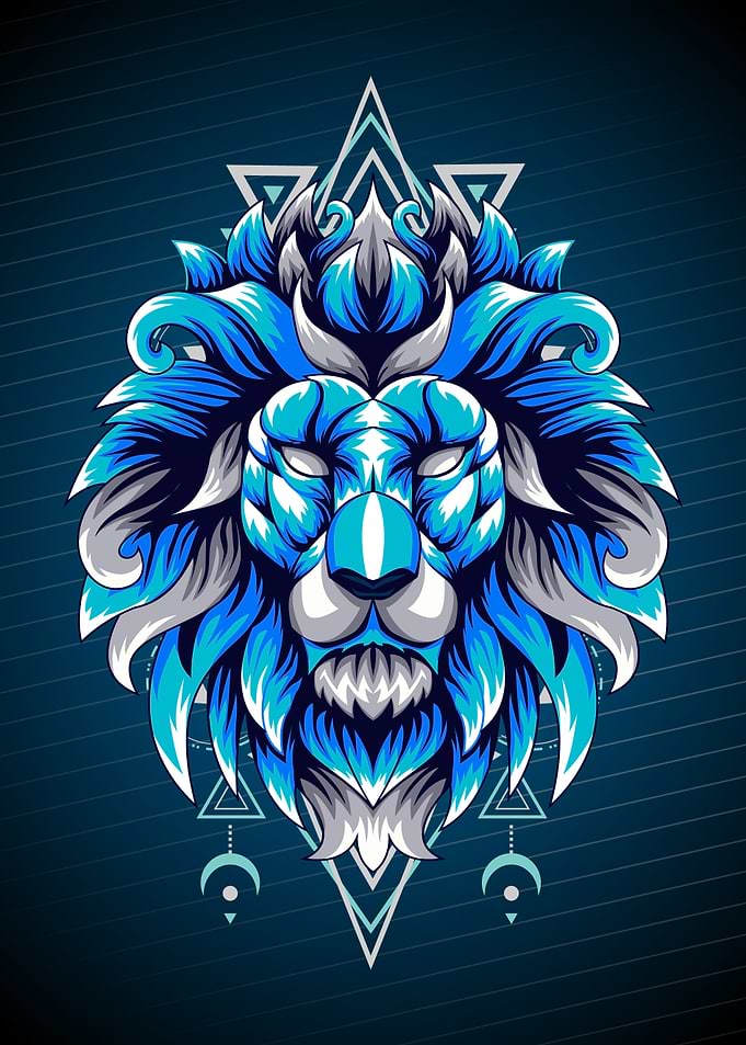 ICE LEO HEAD