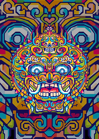 BARONG HEAD POP ART