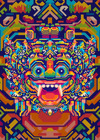 BARONG HEAD POP ART