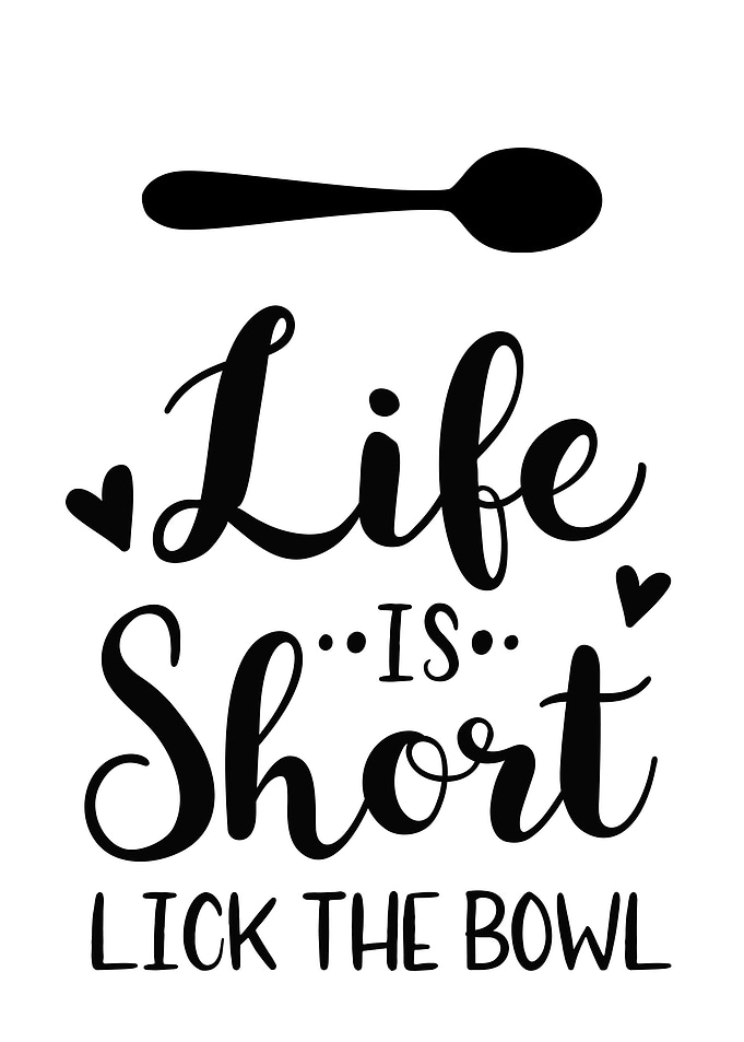 Life is Short Spoon