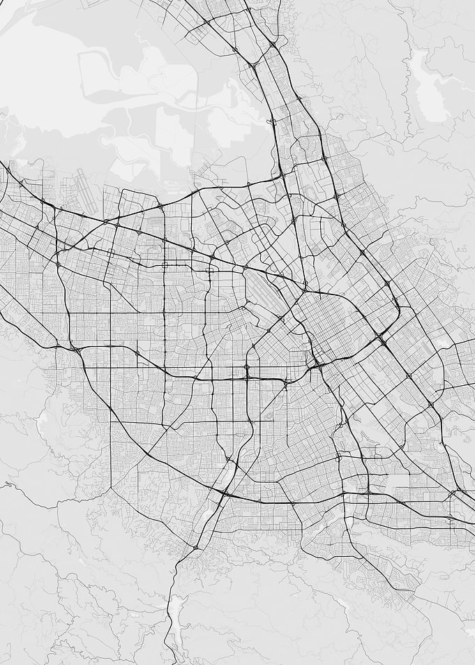 San Jose USA Map