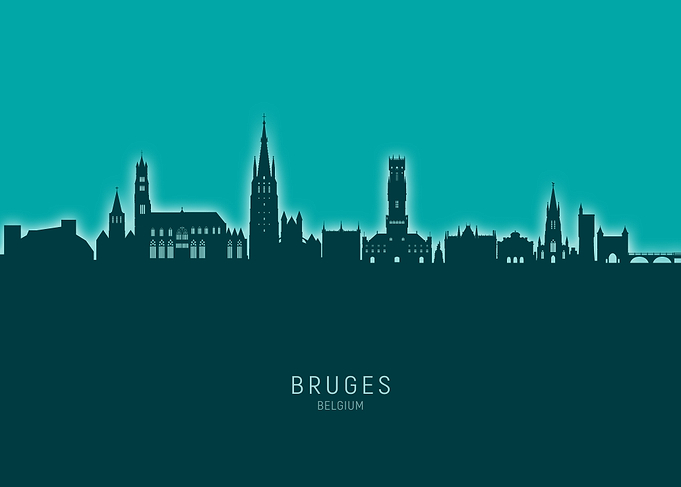 Bruges Skyline Belgium