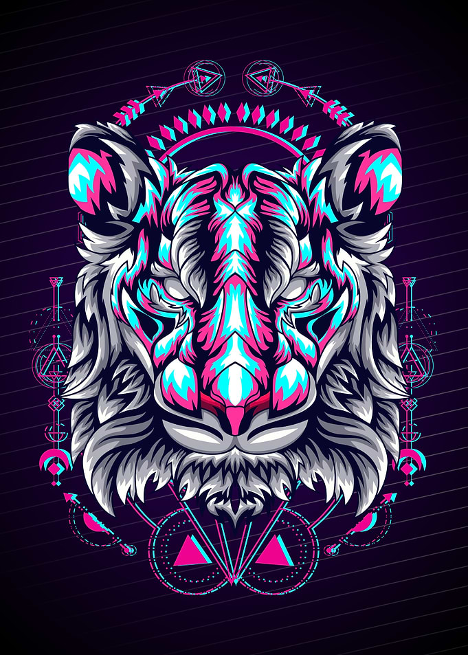 COOL TIGER HEAD
