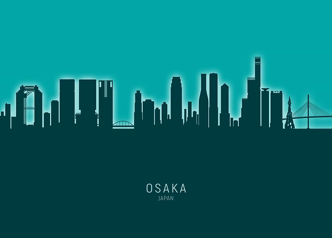 Osaka Skyline Japan
