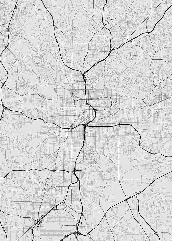 Atlanta USA Map