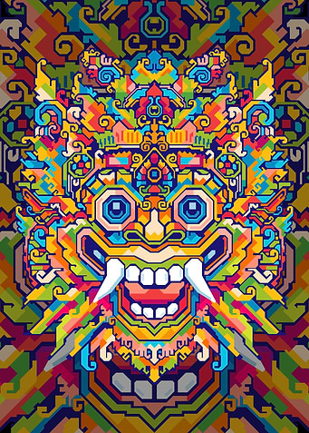 BARONG HEAD POP ART
