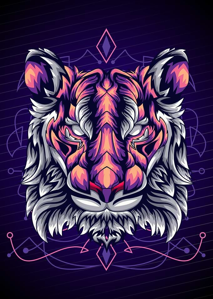 TIGER LOW POLY