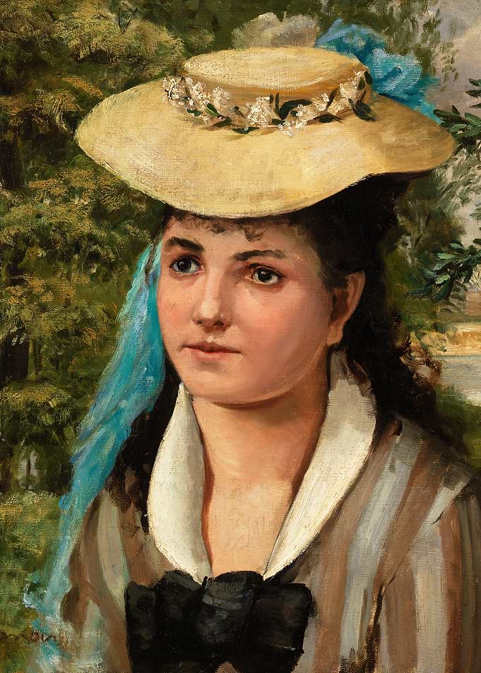 Lise in a Straw Hat