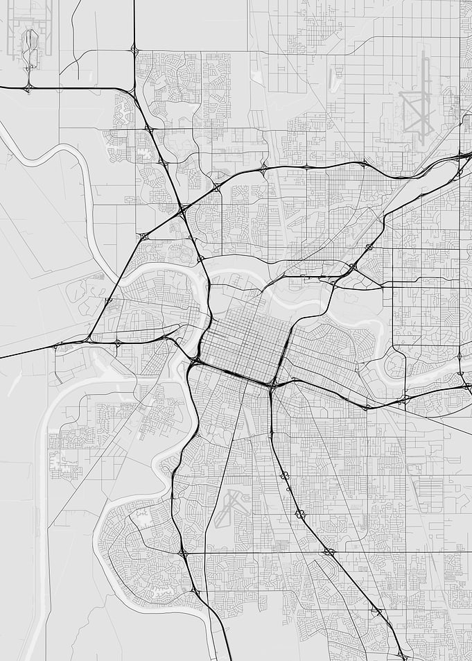 Sacramento USA Map