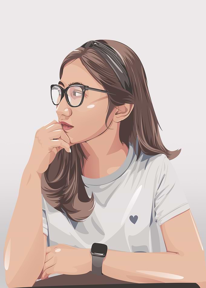 Girl Vector Art 2