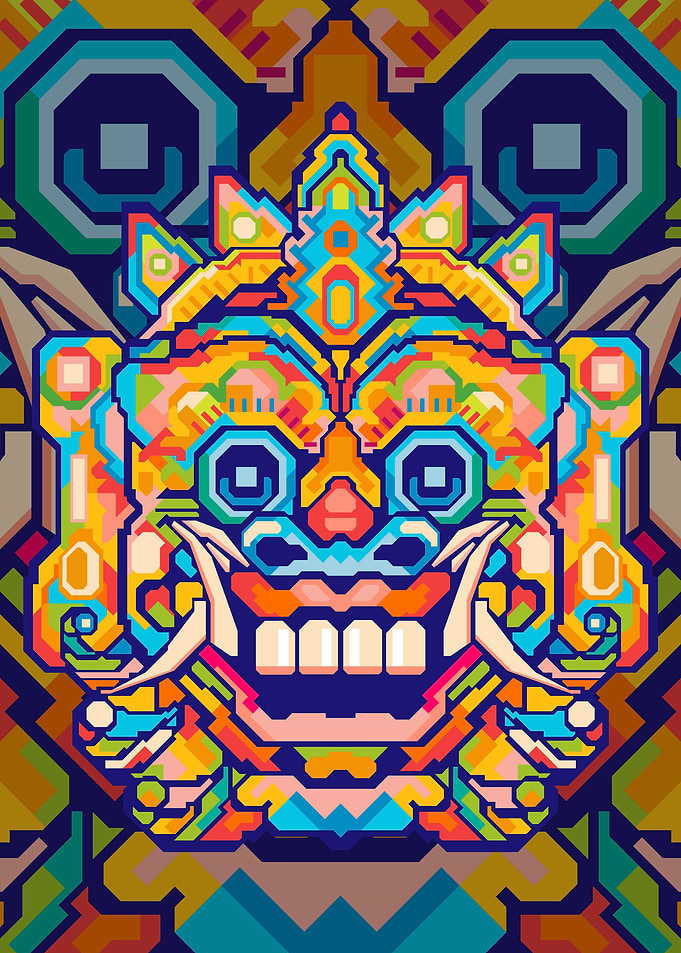 BARONG HEAD POP ART